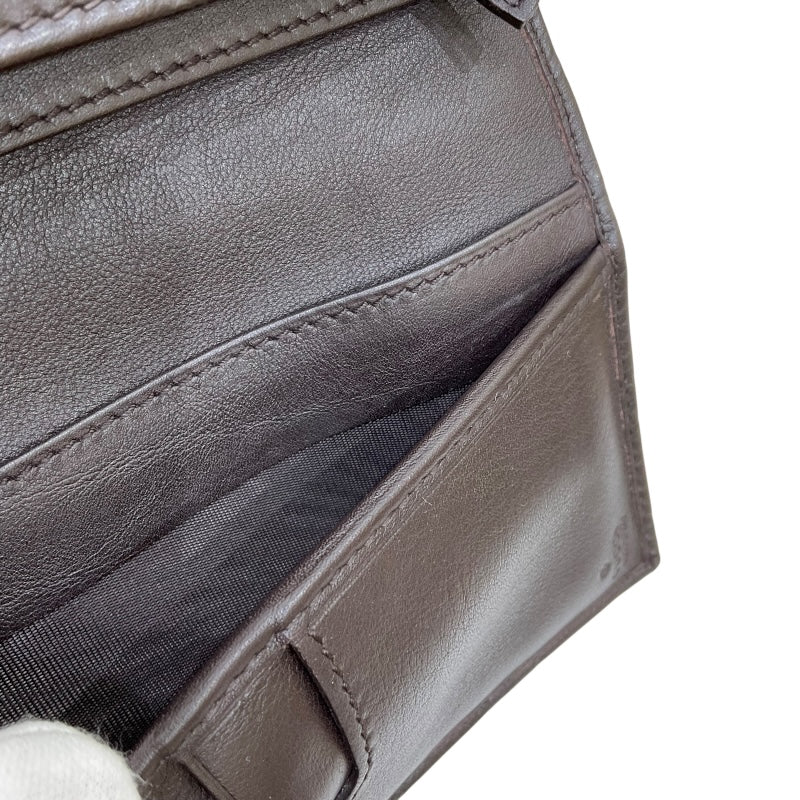 グッチ GUCCI グッチシマ 長財布 244946 ブラウン レザー レディース 長財布