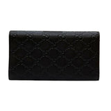 グッチ GUCCI グッチシマ 長財布 244946 ブラウン レザー レディース 長財布
