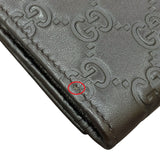 グッチ GUCCI グッチシマ 長財布 244946 ブラウン レザー レディース 長財布