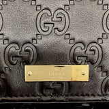 グッチ GUCCI グッチシマ 長財布 244946 ブラウン レザー レディース 長財布