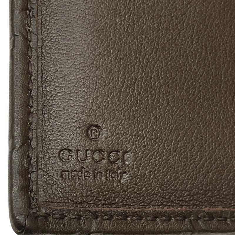 グッチ GUCCI グッチシマ 長財布 244946 ブラウン レザー レディース 長財布