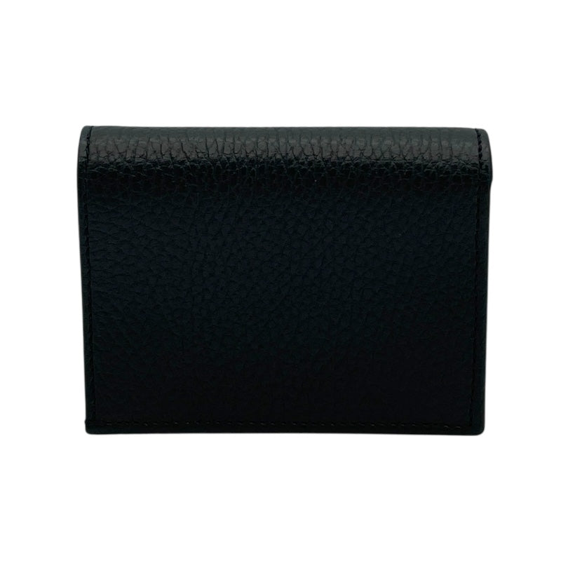 グッチ GUCCI GGマーモントウォレット 456126 ブラック レザー