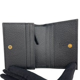 グッチ GUCCI GGマーモントウォレット 456126 ブラック レザー レディース 二つ折り財布