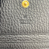グッチ GUCCI GGマーモントウォレット 456126 ブラック レザー レディース 二つ折り財布