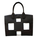 サルヴァトーレ・フェラガモ Salvatore Ferragamo スタジオボックス 211328 ブラック/シルバー金具 レザー レディース ハンドバッグ