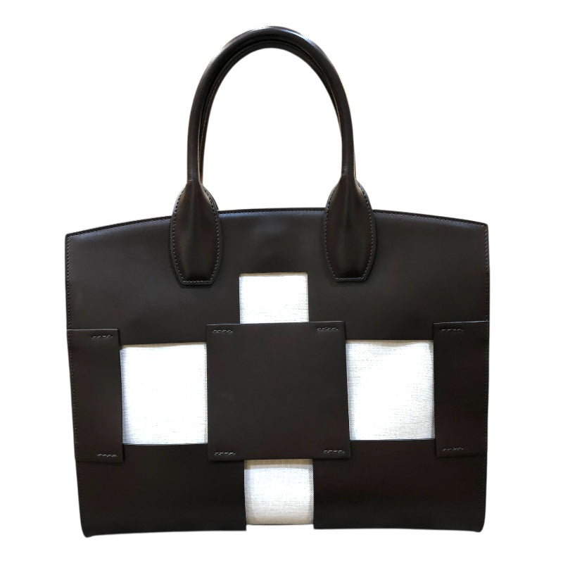 サルヴァトーレ・フェラガモ Salvatore Ferragamo スタジオボックス 211328 ブラック/シルバー金具 レザー レディース ハンドバッグ