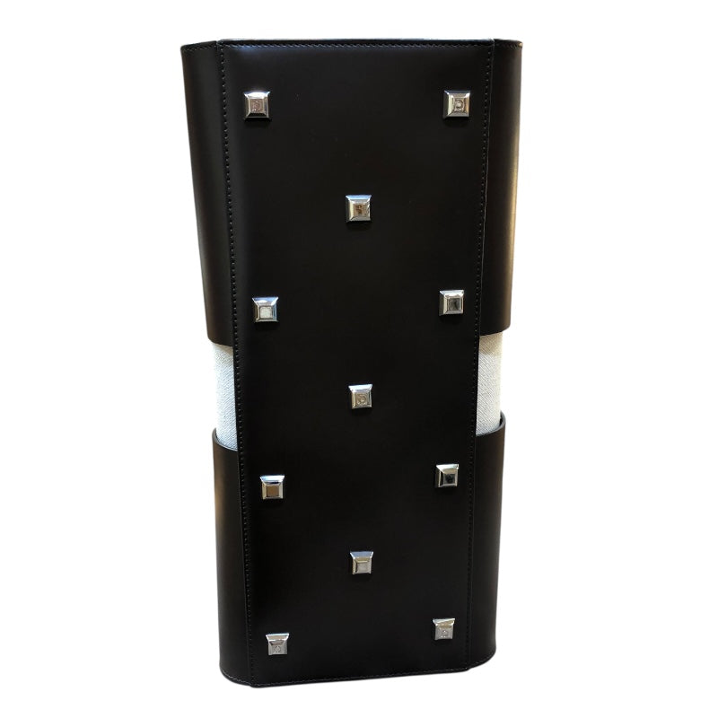 サルヴァトーレ・フェラガモ Salvatore Ferragamo スタジオボックス 211328 ブラック/シルバー金具 レザー レディース ハンドバッグ