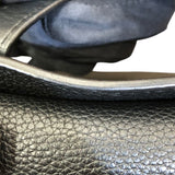 ロエベ LOEWE ミリタリーバムバッグ ブラック/シルバー金具 カーフ ユニセックス メッセンジャーバッグ