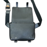 ロエベ LOEWE ミリタリーバムバッグ ブラック/シルバー金具 カーフ ユニセックス メッセンジャーバッグ