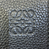 ロエベ LOEWE ミリタリーバムバッグ ブラック/シルバー金具 カーフ ユニセックス メッセンジャーバッグ