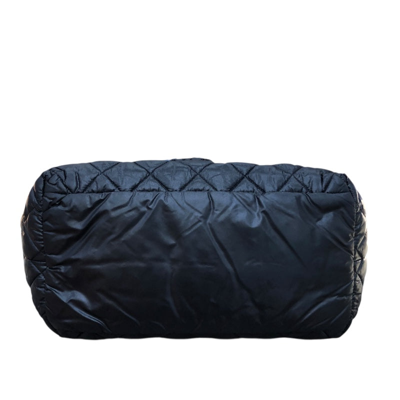 シャネル CHANEL コココクーン スモール トートバッグ A48610 ブラック　SV金具 ナイロン レディース トートバッグ