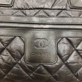 シャネル CHANEL コココクーン スモール トートバッグ A48610 ブラック　SV金具 ナイロン レディース トートバッグ