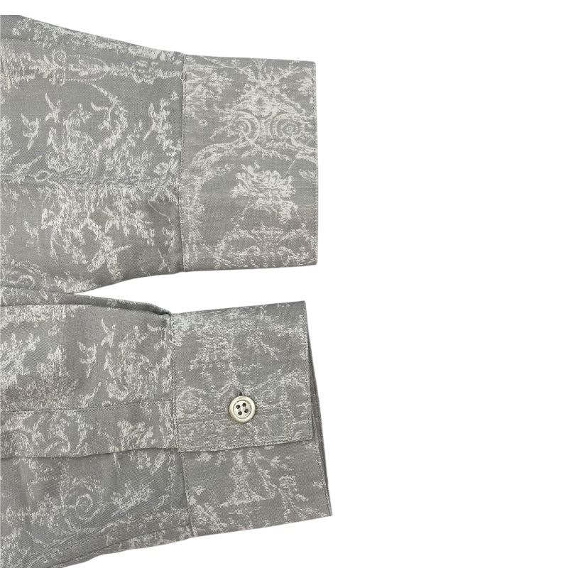 クリスチャン・ディオール Christian Dior トワルドジュイ総柄長袖シャツ 923C501W8455 グレー コットン メンズ 長袖シャツ