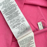 グッチ GUCCI スパンコールロゴ刺繍Tシャツ 461423 ピンク コットン レディース 半袖Ｔシャツ