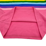 グッチ GUCCI スパンコールロゴ刺繍Tシャツ 461423 ピンク コットン レディース 半袖Ｔシャツ