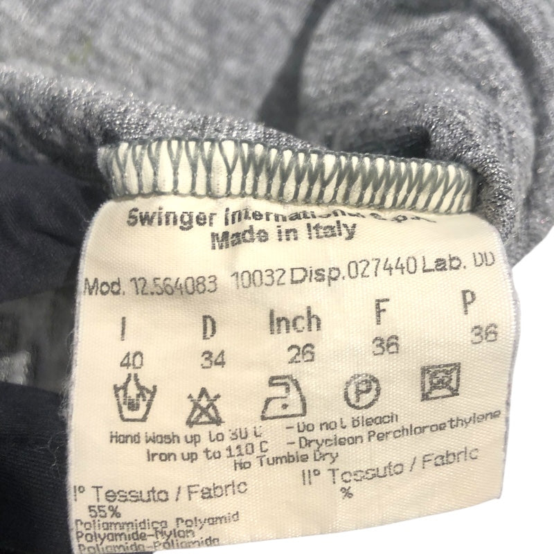 フェンディ FENDI ズッカ柄Tシャツ グレー ナイロン ナイロン