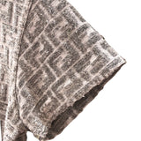 フェンディ FENDI ズッカ柄Tシャツ グレー ナイロン ナイロン レディース 半袖Ｔシャツ