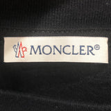 モンクレール MONCLER × FRAGMENT ロゴ総柄プリントTシャツ 80006 ブラック コットン メンズ 半袖Ｔシャツ