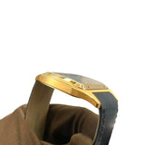 カルティエ Cartier サントスデュモン WGSA0115 ネイビー K18YG/革ベルト クオーツ メンズ 腕時計