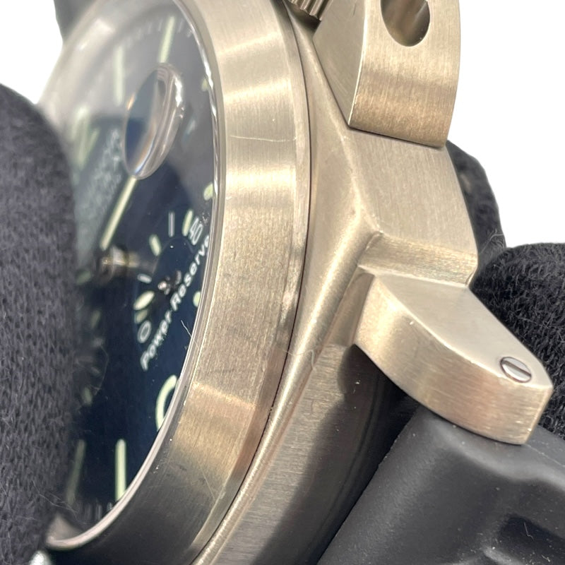 パネライ PANERAI ルミノール パワーリザーブ PAM00093 ブルー チタン 自動巻き メンズ 腕時計
