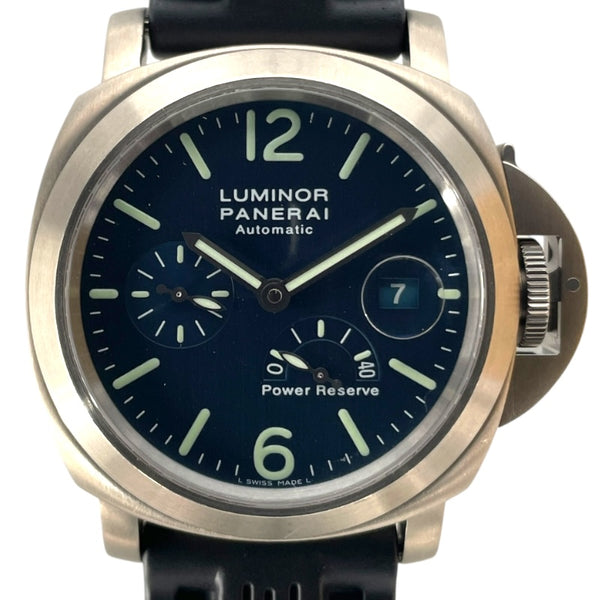パネライ PANERAI ルミノール パワーリザーブ PAM00093 ブルー チタン 自動巻き メンズ 腕時計