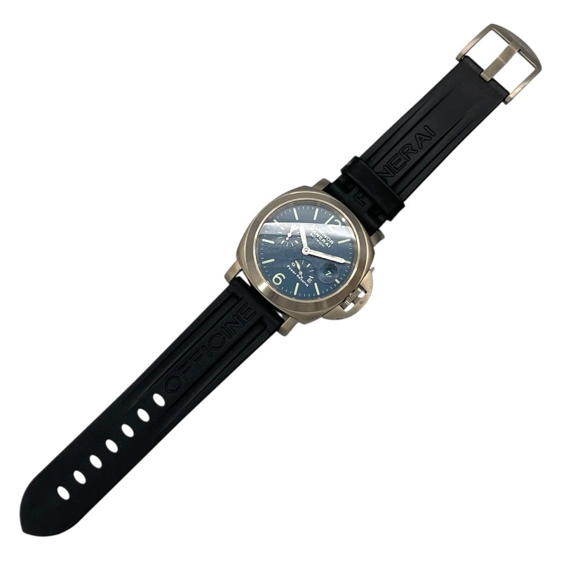パネライ PANERAI ルミノール パワーリザーブ PAM00093 ブルー チタン 自動巻き メンズ 腕時計