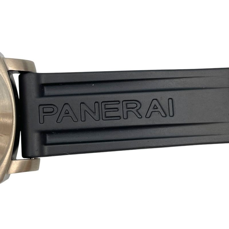パネライ PANERAI ルミノール パワーリザーブ PAM00093 ブルー チタン 自動巻き メンズ 腕時計