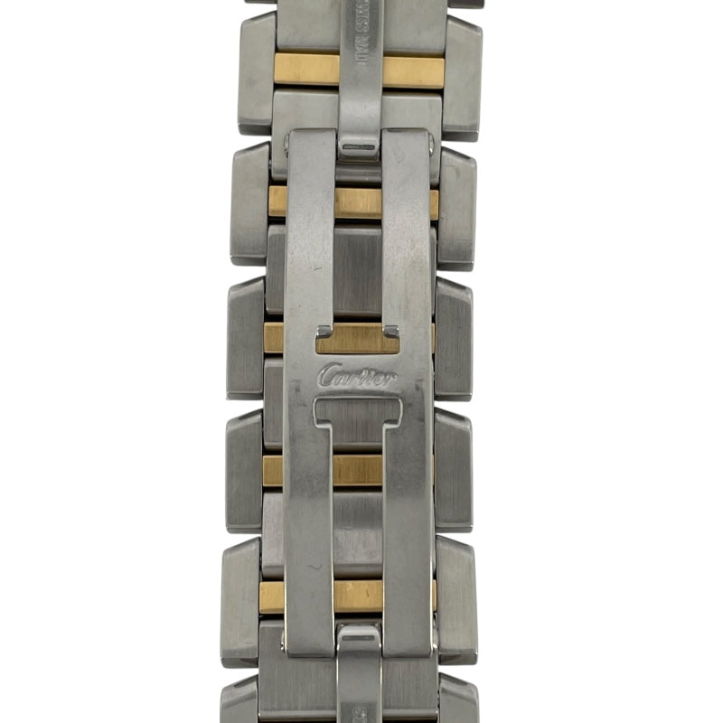 カルティエ Cartier タンクフランセーズLM W51005Q4 ホワイト K18YG/SS メンズ 腕時計