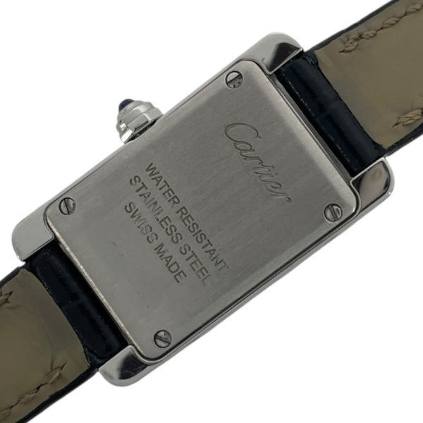 カルティエ Cartier タンクアメリカンミニ  日本限定 WSTA0032 シルバー SS クオーツ レディース 腕時計
