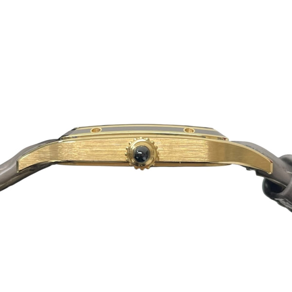 カルティエ Cartier サントス デュモン LM グレーラッカー WGSA0097 K18YG 手巻き ユニセックス 腕時計