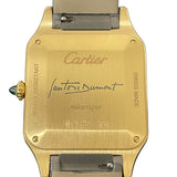 カルティエ Cartier サントス デュモン LM グレーラッカー WGSA0097 K18YG 手巻き ユニセックス 腕時計