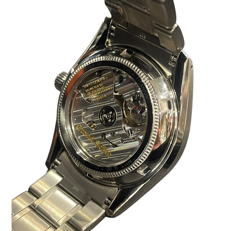 グランドセイコー Grand Seiko ヘリテージコレクション62GS メカニカル ハイビート36000 SBGH343G チタン 自動巻き メンズ 腕時計