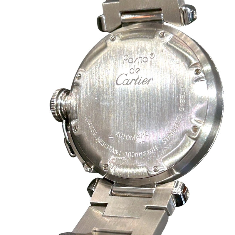 カルティエ Cartier パシャC 35mm W31043M7 ステンレススチール SS 自動巻き メンズ 腕時計