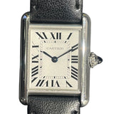 カルティエ Cartier タンクマスト WSTA0060 SS/革ベルト メンズ 腕時計