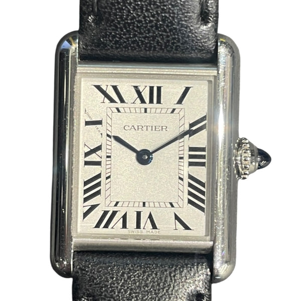カルティエ Cartier タンクマスト WSTA0060 SS/革ベルト メンズ 腕時計
