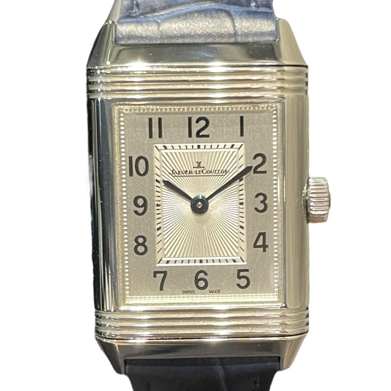 ジャガー・ルクルト JAEGER-LE COULTRE レベルソ クラシック スモール デュエット 211.8.44（Q2668432） ホワイト SS ユニセックス 腕時計