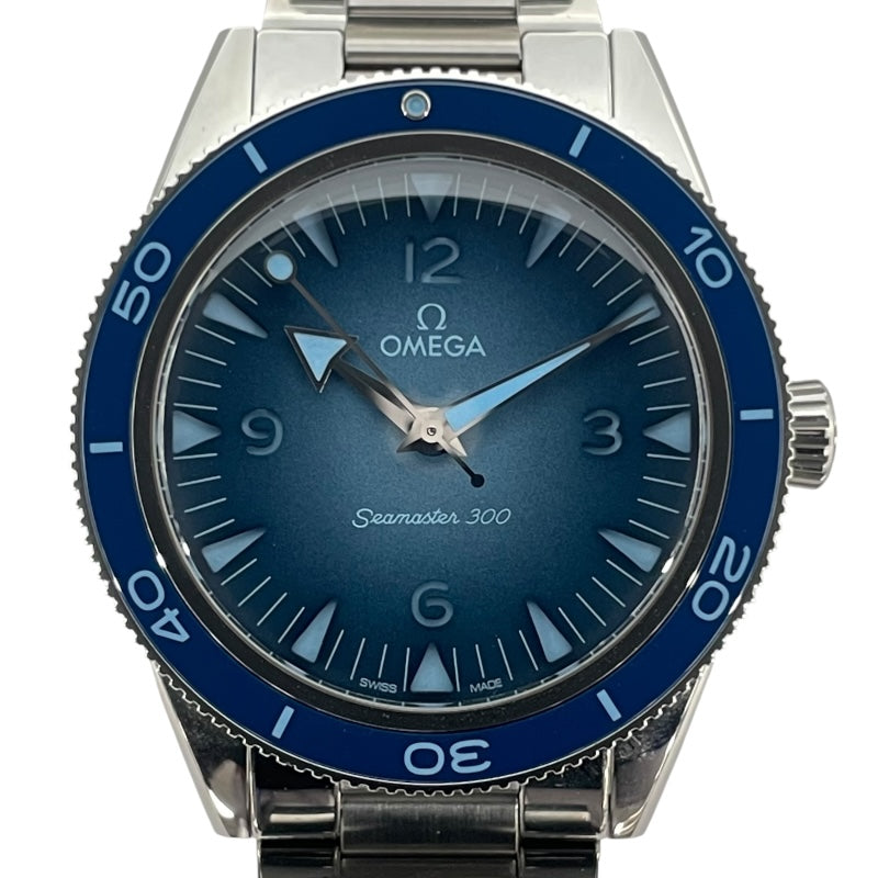 オメガ OMEGA シーマスター300Mコーアクシャル　サマーブルー 234.30.41.21.03.002 ブルー SS メンズ 腕時計
