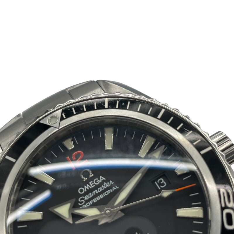オメガ OMEGA シーマスタープラネットオーシャンビッグサイズ 2900.51.82 ブラック SS メンズ 腕時計