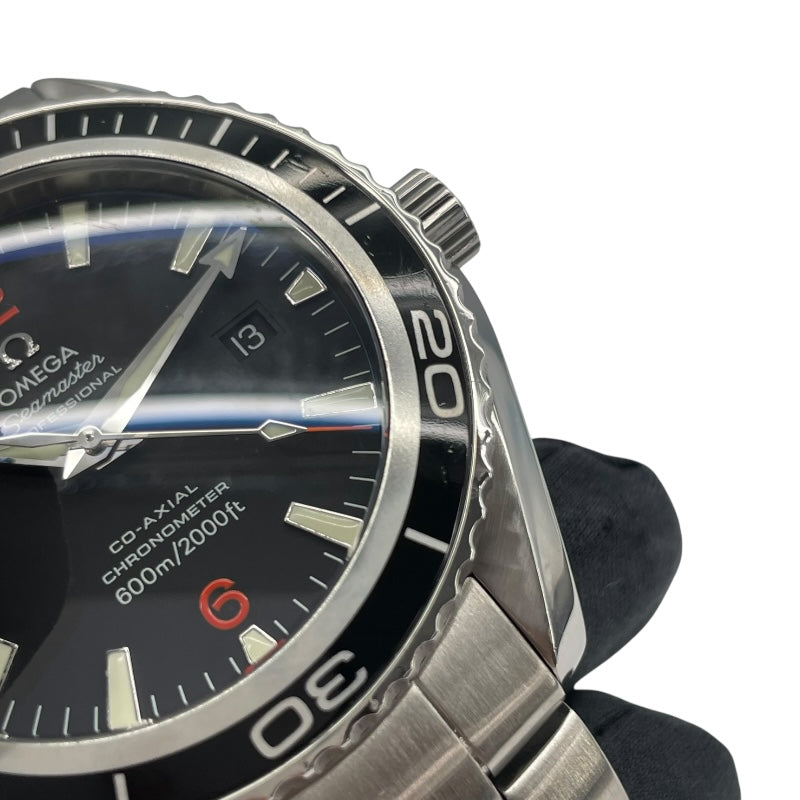 オメガ OMEGA シーマスタープラネットオーシャンビッグサイズ 2900.51.82 ブラック SS メンズ 腕時計