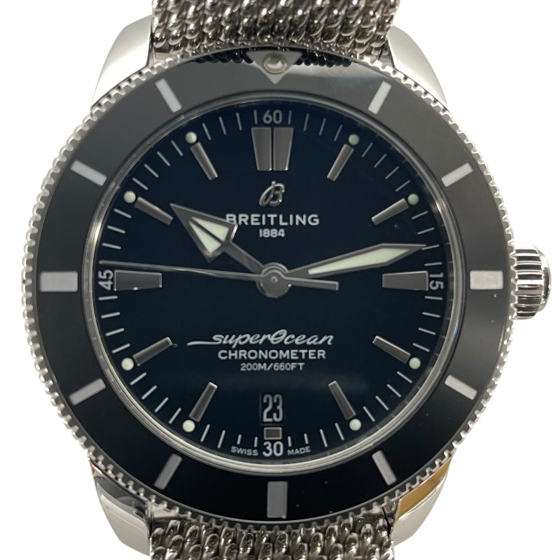 ブライトリング BREITLING スーパーオーシャンヘリテージB20オートマチック44 AB2030121B1A1 ブラック SS レディース 腕時計