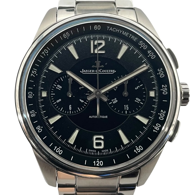 ジャガー・ルクルト JAEGER-LE COULTRE ポラリス・クロノグラフ 842.8.C1.S(Q9028170) ブラック SS メンズ 腕時計