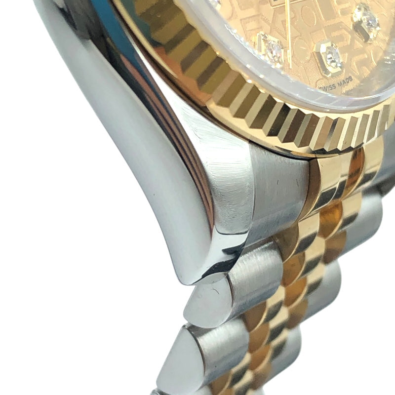 ロレックス ROLEX デイトジャスト36 ホリコン 116233G ステンレススチール/イエローゴールド メンズ 腕時計