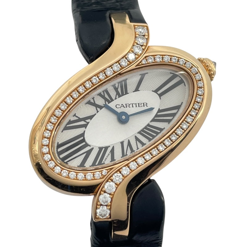 カルティエ Cartier デリスドゥカルティエSM WG800013 シルバー K18PG レディース 腕時計
