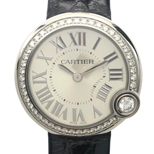 カルティエ Cartier バロンブランドゥカルティエ 30mm W4BL0003 シルバー SS クオーツ レディース 腕時計