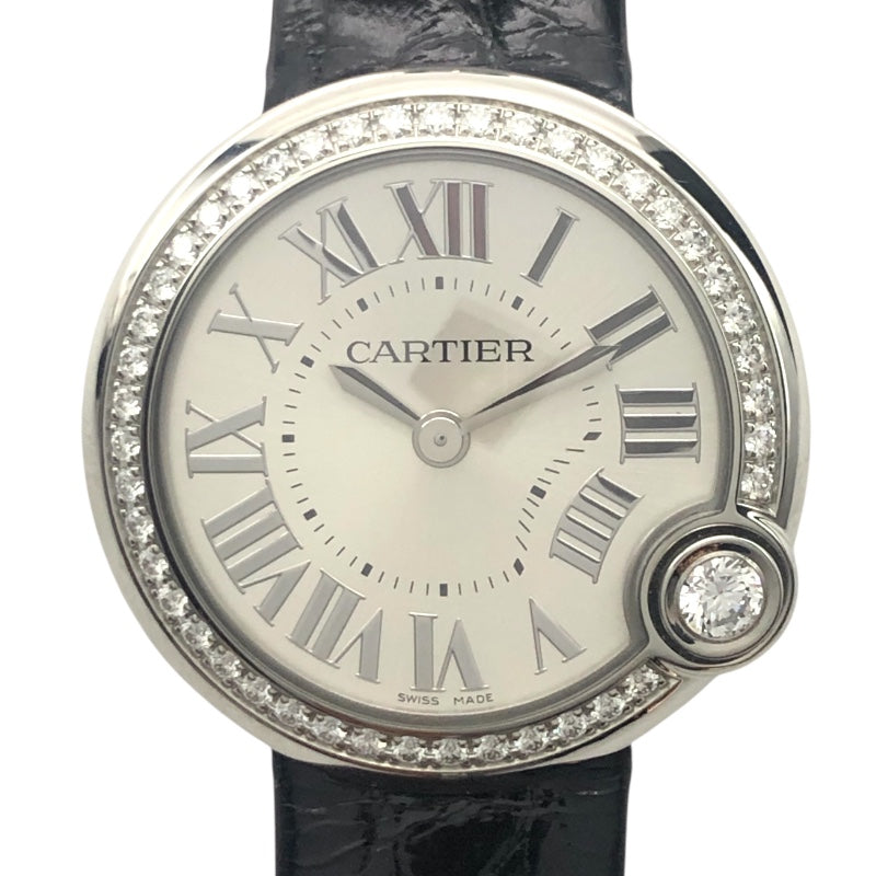 カルティエ Cartier バロンブランドゥカルティエ 30mm W4BL0003 シルバー SS クオーツ レディース 腕時計