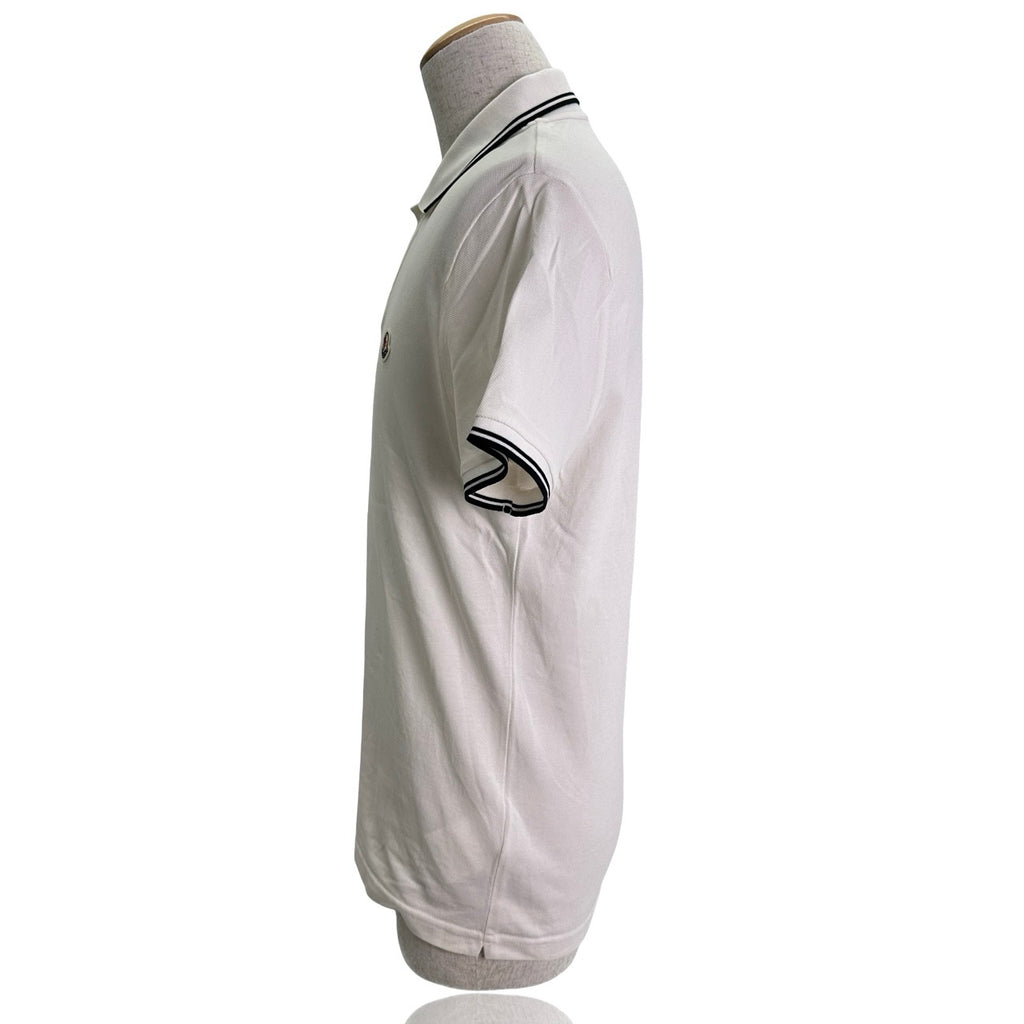モンクレール MONCLER ロゴワッペンポロシャツ 83043 ホワイト