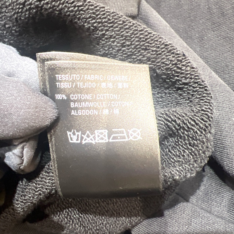 バレンシアガ BALENCIAGA REAL BALENCIAGA ロゴプリントスウェットパーカー 20年 620973 ブラック コットン メンズ パーカー