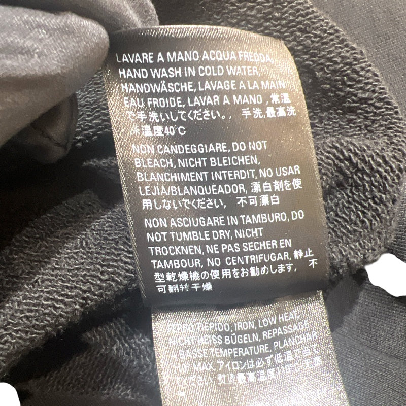 バレンシアガ BALENCIAGA REAL BALENCIAGA ロゴプリントスウェットパーカー 20年 620973 ブラック コットン メンズ パーカー