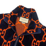 グッチ GUCCI GG総柄トラックジャケット＆パンツセット 522958/522960 ネイビー コットン メンズ セットアップ