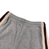 グッチ GUCCI ロゴライン スウェットパンツ 497252 グレー コットン メンズ パンツ